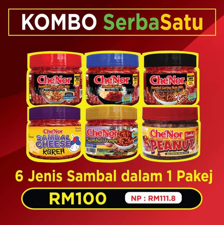 Jenama tempatan, sambal garing che'nor